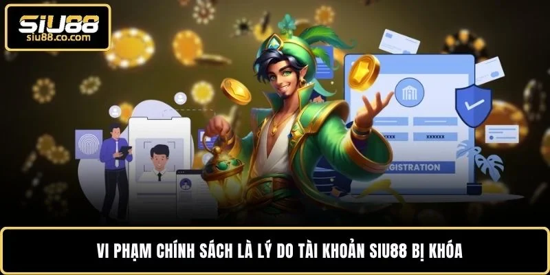 Tài Khoản SIU88 Bị Khóa - 3 Mẹo Mở Lại Ngay Trong 5 Phút 2 Vi phạm chính sách là lý do tài khoản SIU88 bị khóa